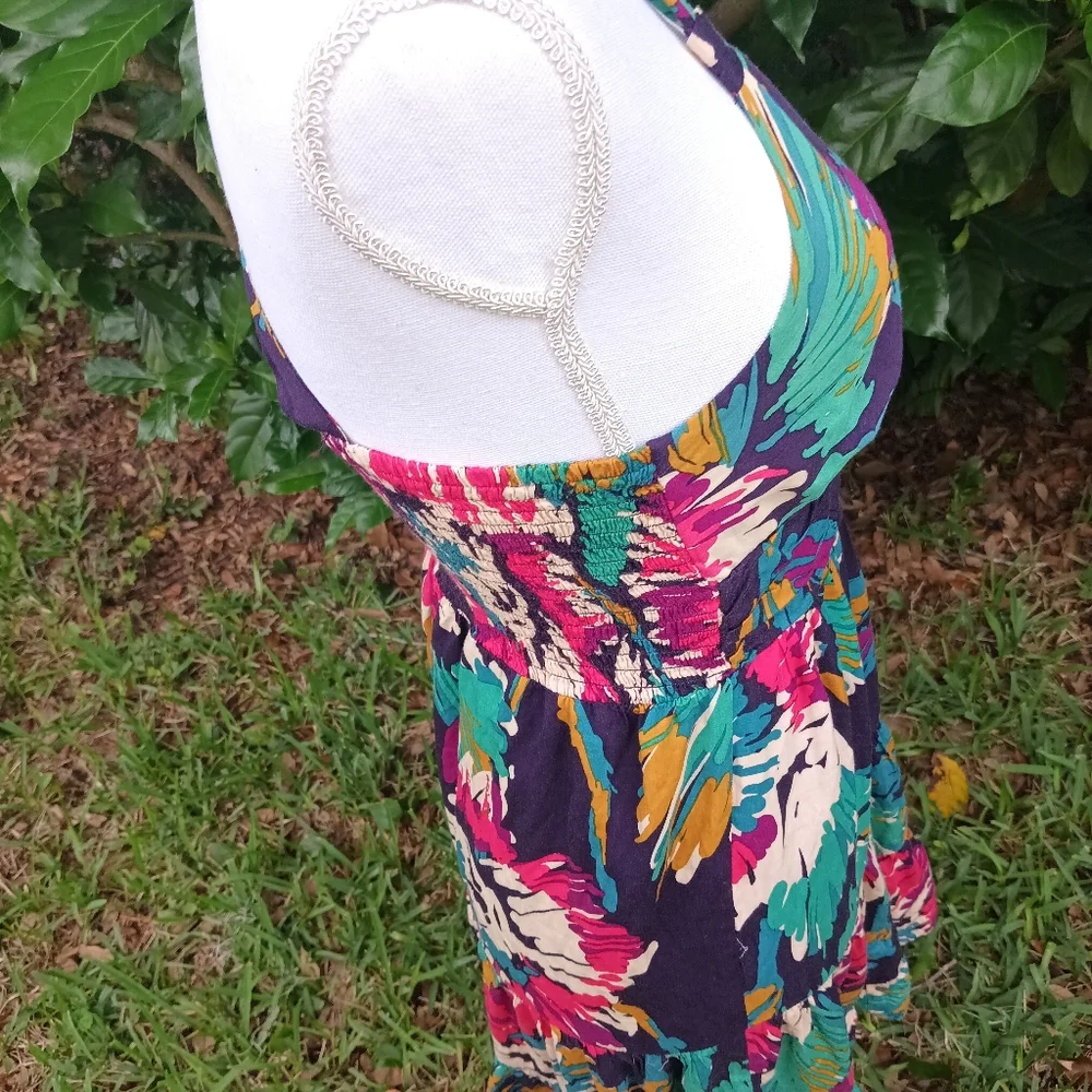 XXI forever 21 floral pretty sundress small - Picture 5 of 7